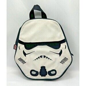 STAR WARS Storm Trooper Kids Backpack - Soft/Plush Front - Mini Back Pack 11"